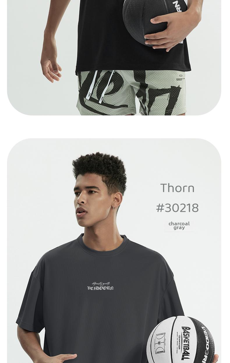 Product Introduction of Summer short sleeved breathable youth sports T-shirt short sleeved up and down running training and casual top 9