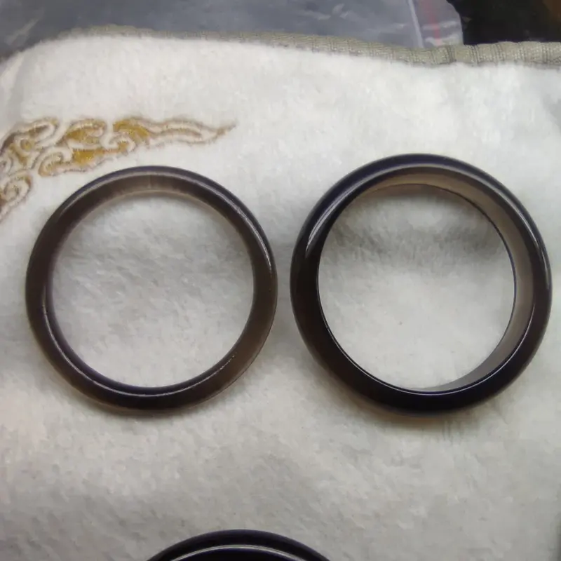 Vòng Tay Obsidian, Chất Liệu Lạnh Lùng, Vòng Tay Ngọc Bích Đá Băng Xuyên Qua Băng, Vòng Tay 8mm Tròn Bar, Phiên Bản Rộng, Phong Cách Cơ Thể Lưới 0
