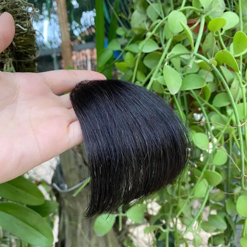 Mái ngố dày tóc thật (có dia và không có dia) Women Nữ 4
