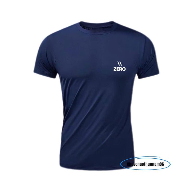 N-COMBO 3 ÁO 100K , áo phông nam in hình ZERO .cộc tay cổ tròn 40-85kg 1