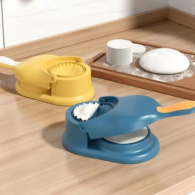 Máy làm bánh bao thủ công, 2in1, Bộ ép và khuôn bột, đồ dùng nhà bếp Hoàn Hảo cho tự làm, T0M6 4