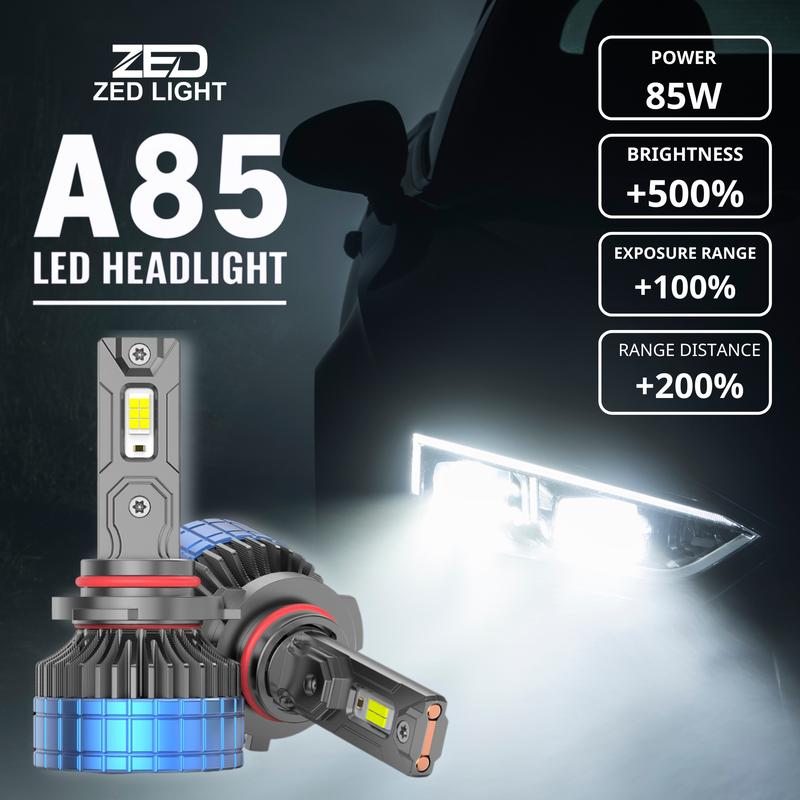 Đèn Pha LED A85 ZED LIGHT - Hàng Cao Cấp 85W 6000K Sáng Trắng Gom, Pha Cực Mạnh Chuyên Lắp Oto - Phụ Tùng
