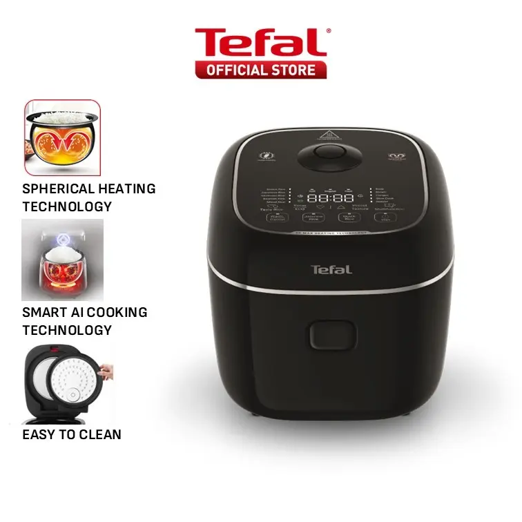 Tefal Delirice Max Fuzzy Logic 1.8L Rice Cooker RK7778 – 10 cups, 13 ...