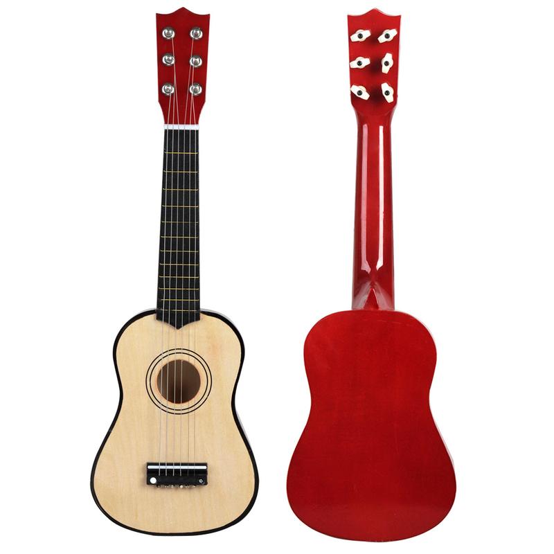 Product Introduction of Cross-border Hot-selling Colorful Basswood 21inch Small Guitars Children's Toys Playable Wooden Guitars Wholesale Starting from 20pcs Guitar 3