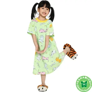 Kiminori VANKA Dress Baju Anak Perempuan Lengan Pendek Fashion