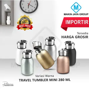 TUMBLER MINI coffe 280ml botol air minum koi stainles Mug Mini 280ml Polos Mug Portable Tahan Panas Dingin