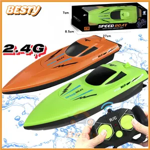 BESTY 2.4G Mainan Perahu Remote Control Boat RC High Speed Kapal Air Remote Model Yacht