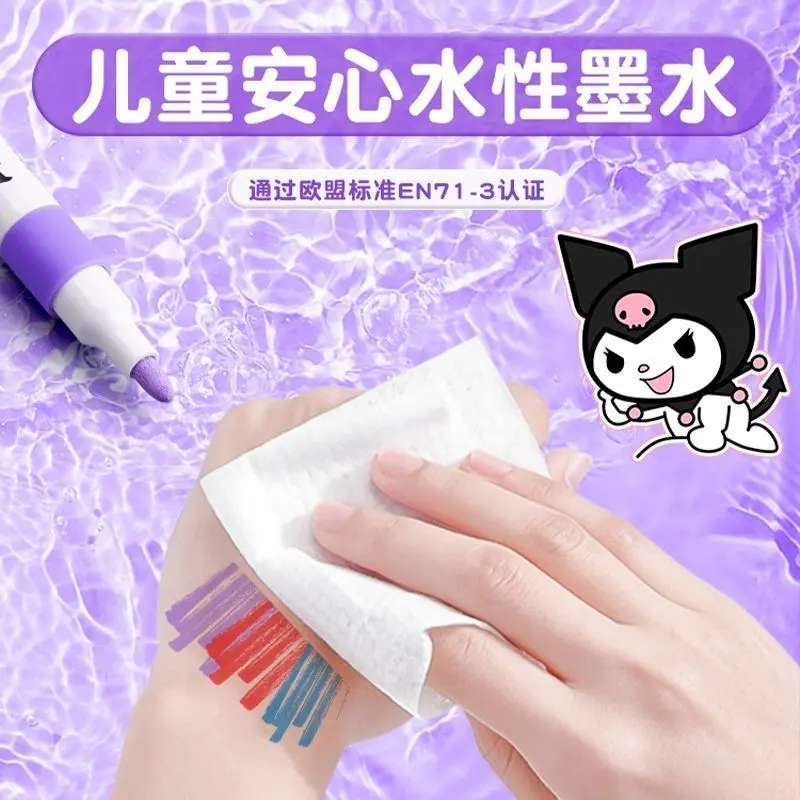 Bút Đánh Dấu Acrylic, 120 Màu, Không Độc Hại, Thích Hợp Cho Học Sinh, Trẻ Em, Bút Màu Nước, Bộ, Có Thể Xếp Chồng, Giấy Opaque 5