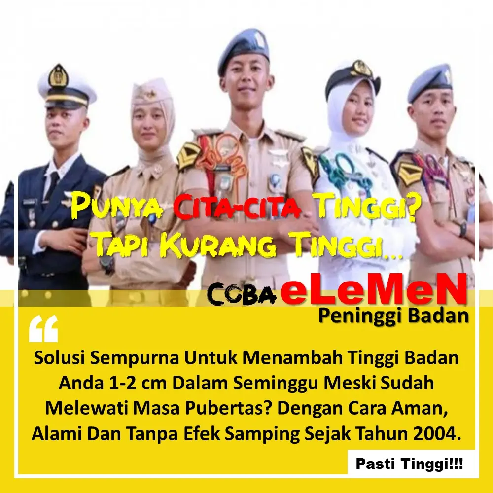 Alat Terapi Peninggi Badan eLeMeN Tambah Tinggi Badan Bantu Kamu Raih Cita-cita Tinggi