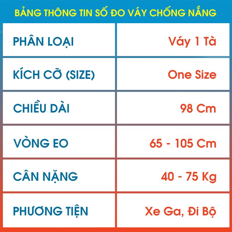 Product Introduction of Váy Chống Nắng Vải Dày Chống Tia UV Tốt Có Nút Bấm Không Gỉ Chắc Chắn Thêu Họa Tiết Chuồn Đôi HnT Fashion 0