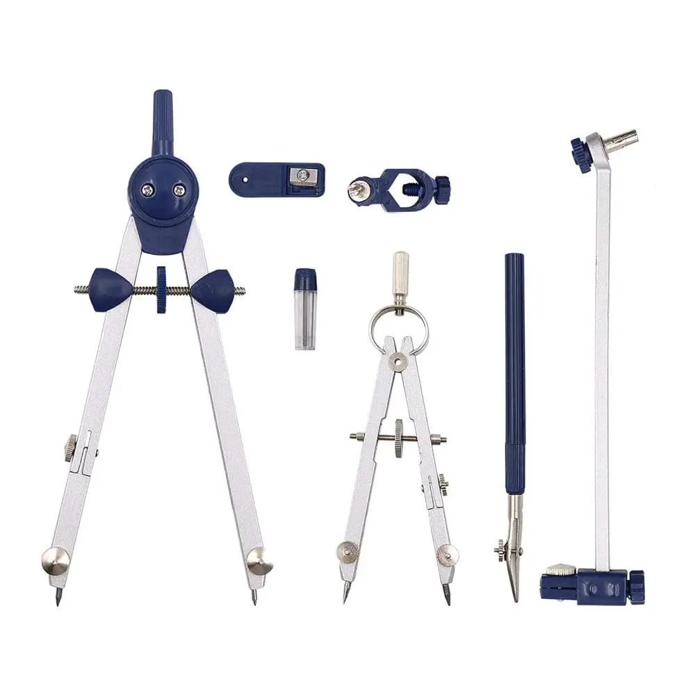 Professional Drawing Compass Metal Drafting Compass Kit with Extension ...