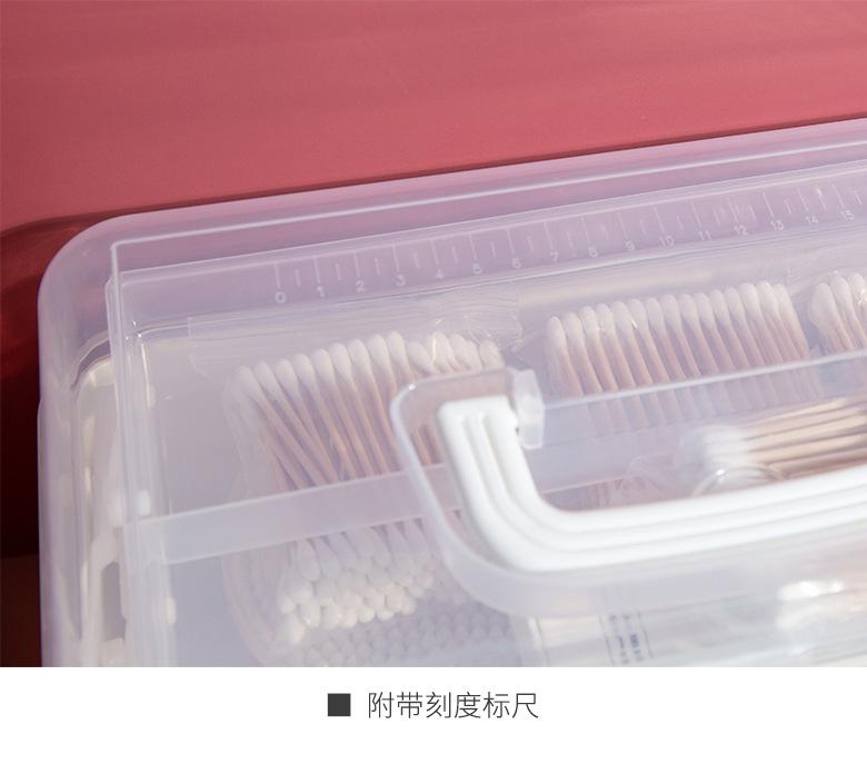 Product Introduction of Medicine Box Home First Aid Medical Box Student Art Tools Drawing Stationery Storage Box Multifunctional Storage Box 9