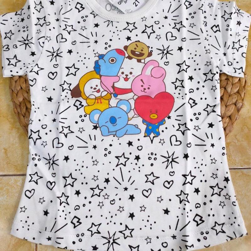 Kaos Oskosh Anak Fullprint BT21 Series 1 - 5 tahun 2
