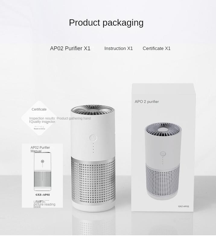 Product Introduction of Car Air Purifier USB Anion Household Desk Deodorant Car Supplies 18