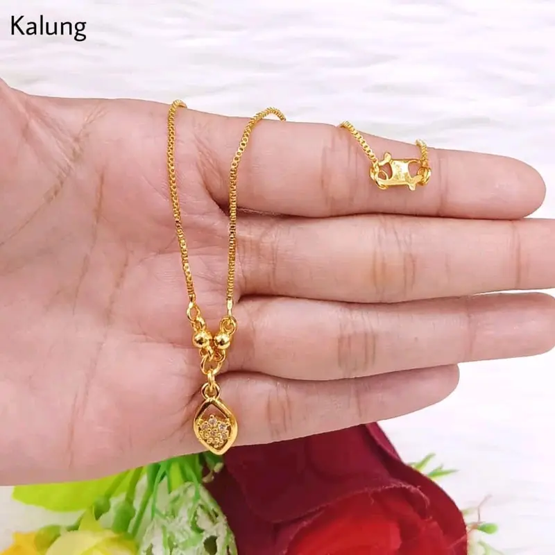 SET LENGKAP ANAK TITANIUM TERBARU 005 kalung liontin gelang cincin anting 1