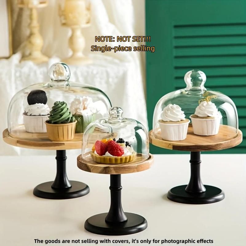 Wooden Cake Tray, Cake Display Stand, Dessert Display Tray, Cake Stand for Home Kitchen Party 5