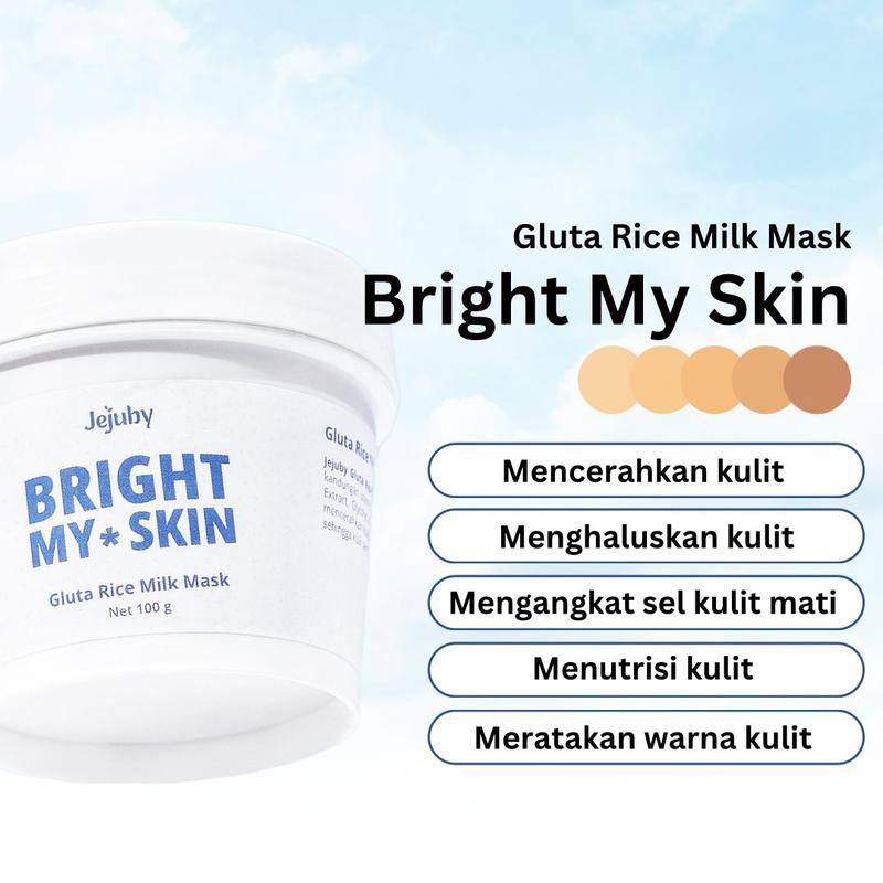 Gluta Rice Milk Mask Body Bleaching Jejuby [BPOM] 2
