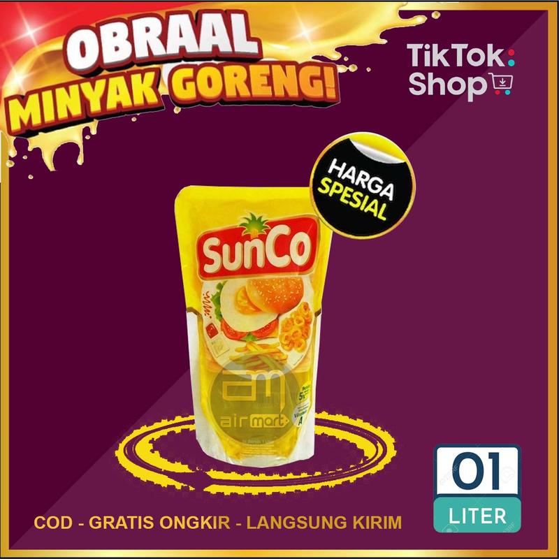 Minyak Goreng Sunco Bimoli Filma Kunci Mas Mitra Masku Tropical Sania Rosebrand 1 Liter botol kelapa masakan oil coconut Herbal Zaitun 6