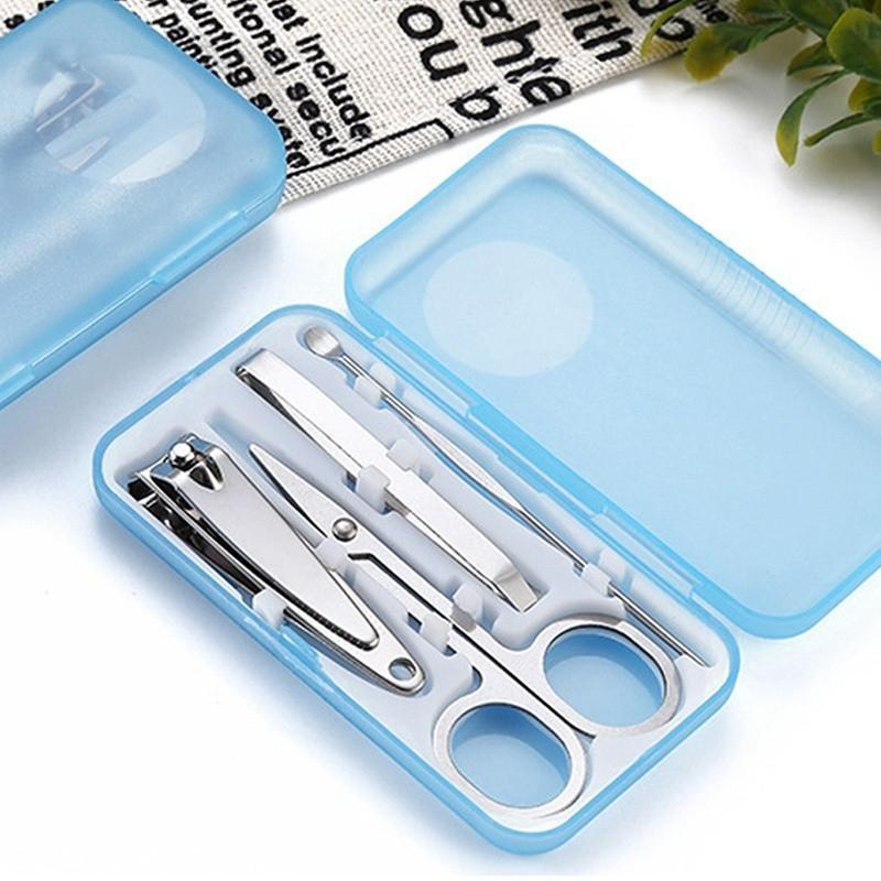 Mini Bộ Bấm Móng Tay 4 Món - Bộ Kiềm Cắt Móng Tay Không Gỉ 5