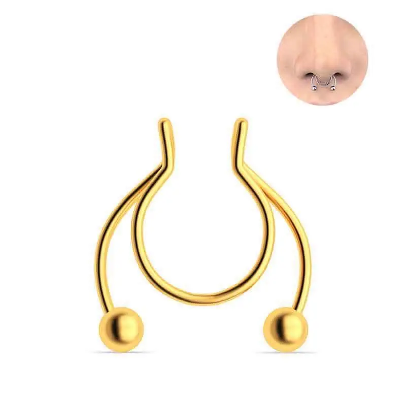 Anting hidung magnet / septum fake / septum magnet 7