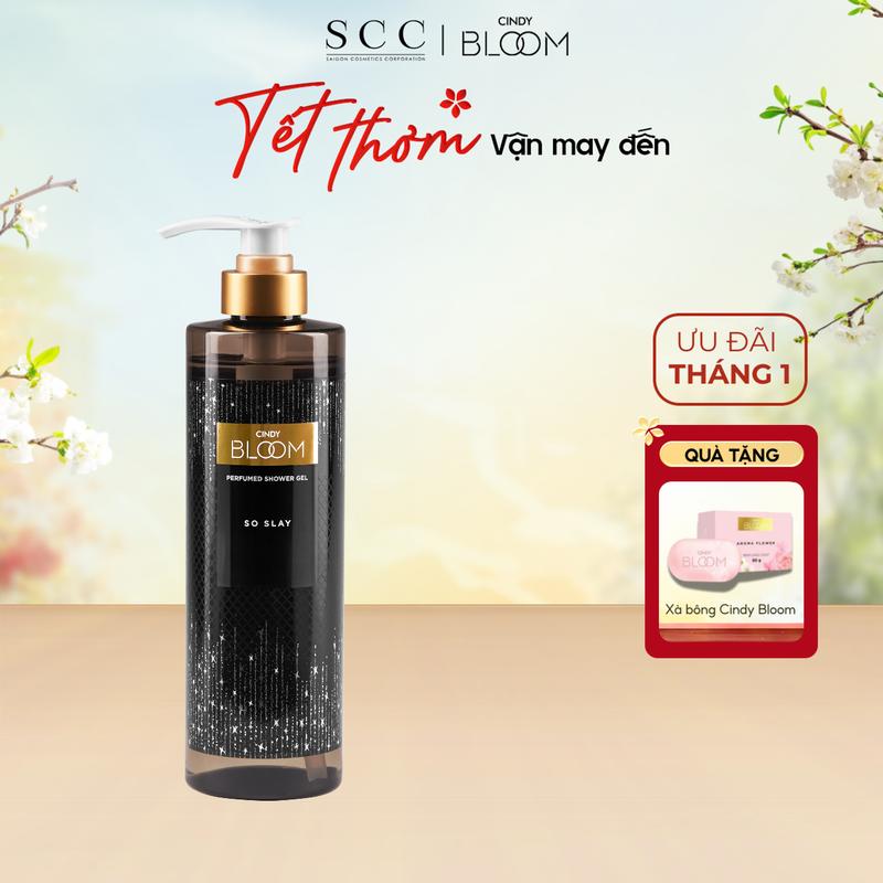  Sữa tắm nước hoa Cindy Bloom So Slay 640gam - Hương thơm cuốn hút giảm thâm sạm và làm đều màu da Quà tặng bạn gái Quatangbangai 