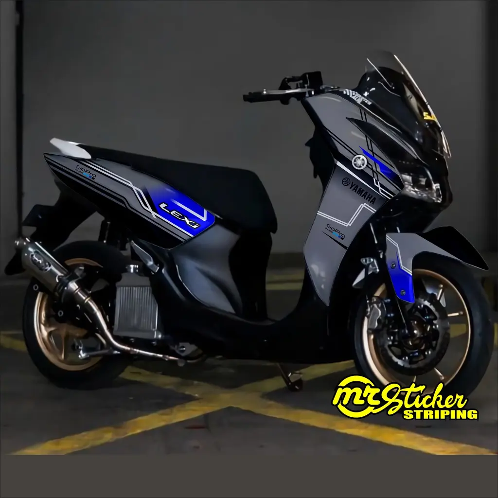 Decal Sticker Lexi Fullbody-Dekal stiker yamaha lexi- GP line