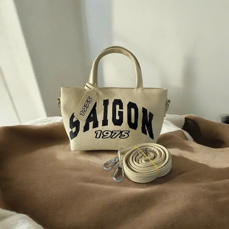 Túi quai xách nhỏ sài gòn 1975-3 sọc D1 gọn nhẹ [FREESHIP] 0