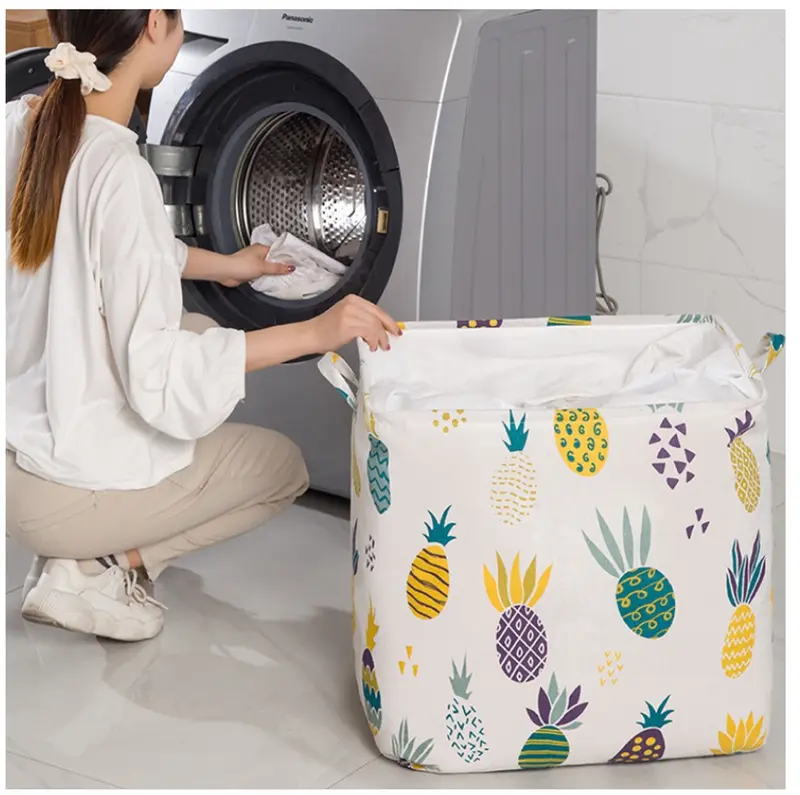 Storage Bag Jumbo 100 Liter Laundry Bag Keranjang Baju Tempat Mainan Dengan Tutup Serut 4