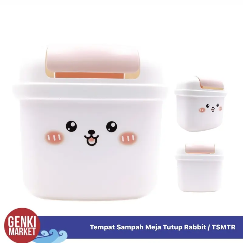 Tempat Sampah Mini Lucu Tempat Sampah Meja Genki Market 3