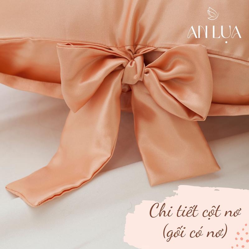 Vỏ gối nằm An Lụa vải lụa phi satin mịn mát và thân thiện cho da 50 x 70 cm 2