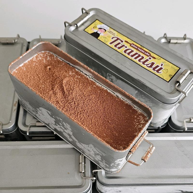 Tiramisu Hộp Thiếc - Bánh Kem Phô Mai Truyền Thống Ý [GIAO TRONG 24H]