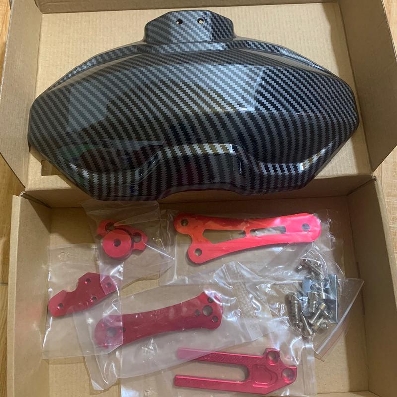 Dè chắn bùn vân carbon CNC v2 lắp xe điện (loại đẹp)  Phụ Kiện Phụ Tùng