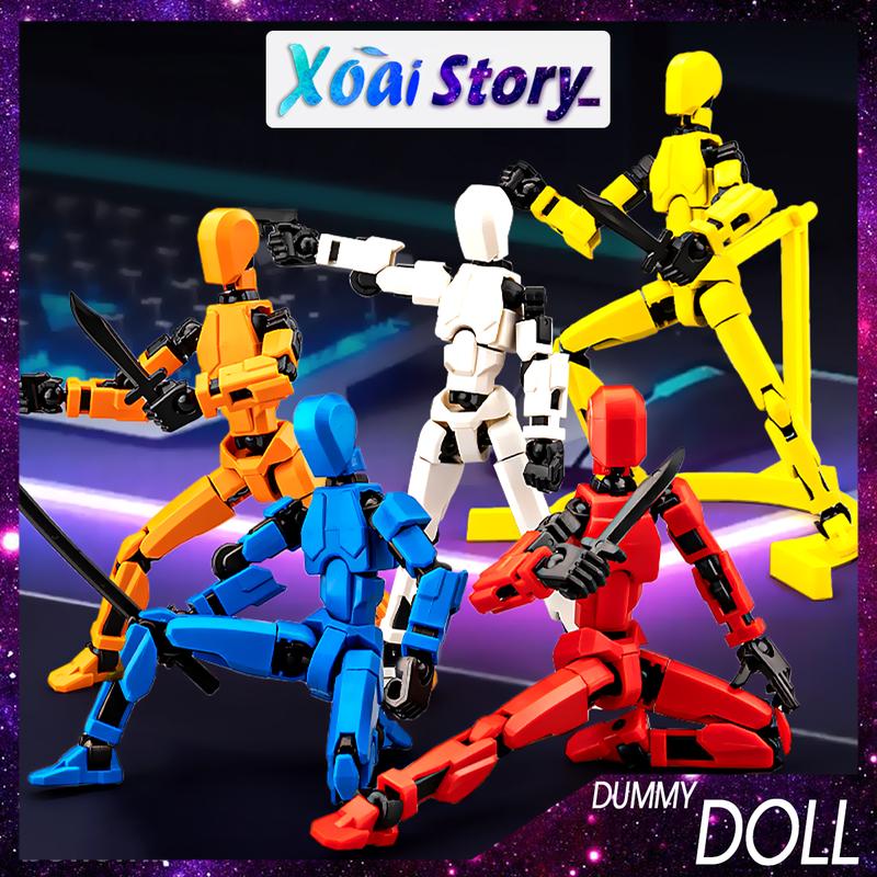Đồ chơi lắp ráp, mô hình hành động dummy 13 có sẵn đế 5 phân loại màu 7 phụ kiện vũ khí Tháo Lắp Bộ Lắp Ráp Xếp Hình Toy