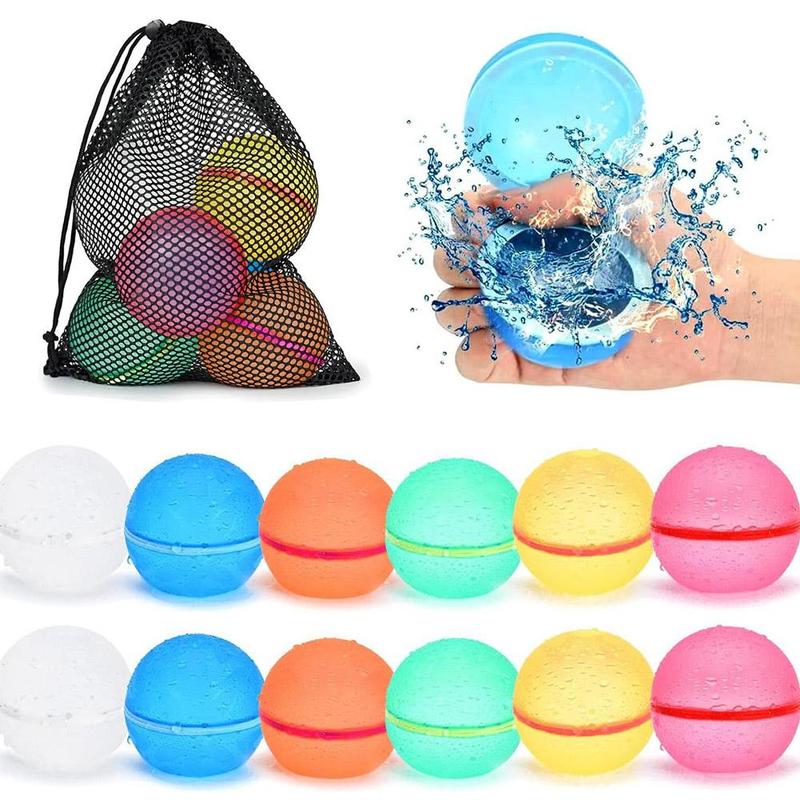 Product Introduction of Magnetic Waterfall Balls Soft Reusable Water Balloons Self Sealing Silicone Party Pool Water Games 17