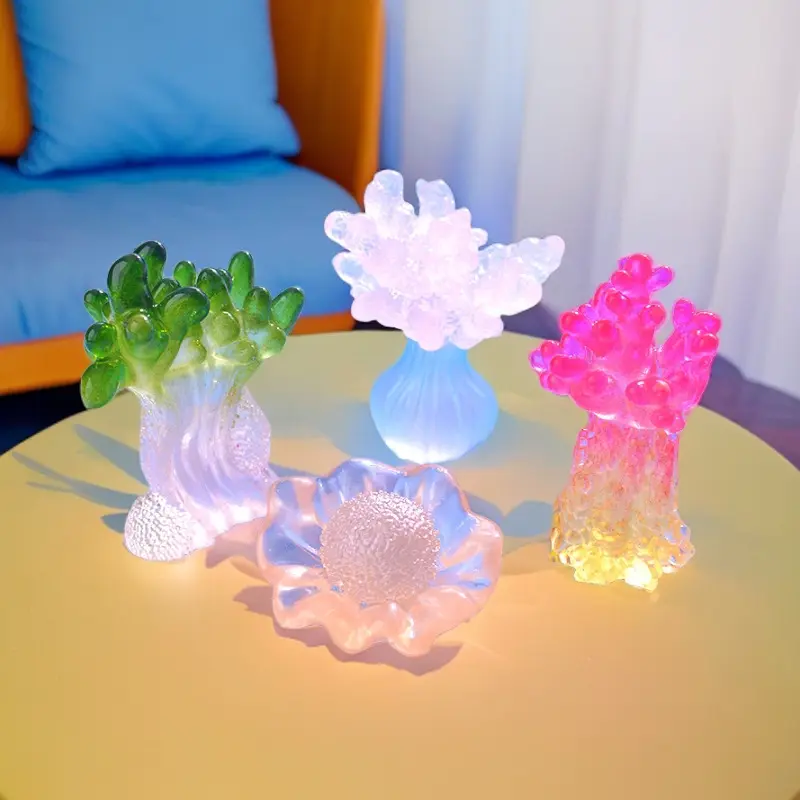 Đồ Trang Trí Đại Dương, San Hô Phát Sáng, Cảnh Quan Siêu Nhỏ Cho Bể Cá, Đồ Trang Trí Nhỏ Phụ Kiện Trang Trí Bể Cá Tự Làm, Hình Tôm Hùm, Hàng Mới Về 1