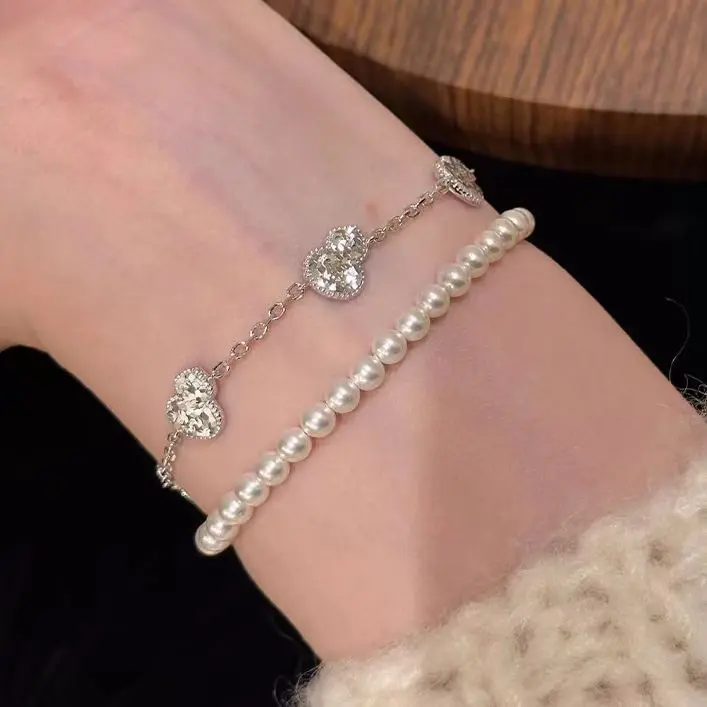 2025 Crushed Ice Gourd Bracelet Light Luxury Exquisite Niche Design High Aesthetic Cool Temperament New Hand Jewelry On Discount