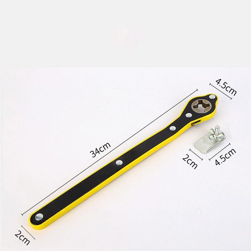 Product Introduction of Durable Universal Car Jack Ratchet Wrench Repair Tool Wheel Handle Ratchet Wrench Hand Tools Garage Tire Wheel 16