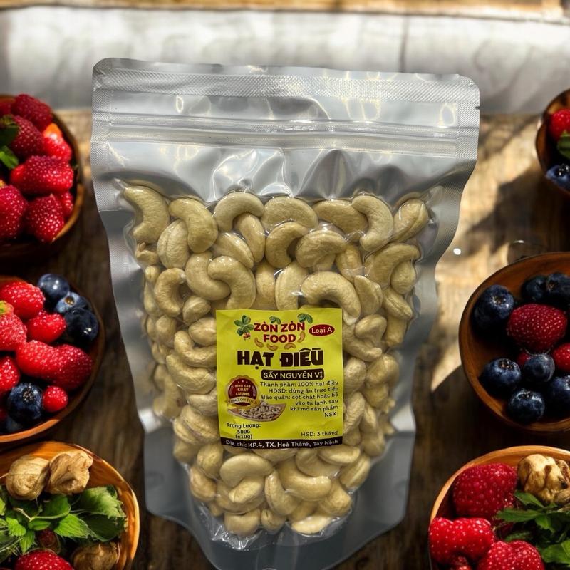 Hạt điều loại A sấy nguyên vị 500g .Food Nuts Snack Ăn Vặt Thức Ăn Sen 1