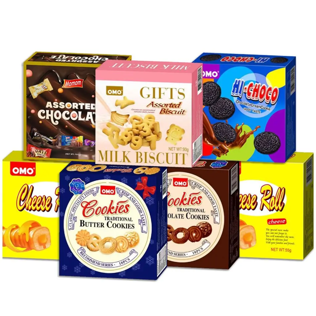 Momom Food Budget Combo – 7 Boxes of Assorted Biscuits & Chocolate ...