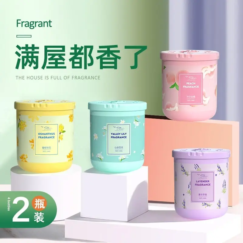 Sáp thơm phòng khử mùi phòng ngủ nhà vệ sinh toilet ô tô với 6 mùi hương tự nhiên 190g 8