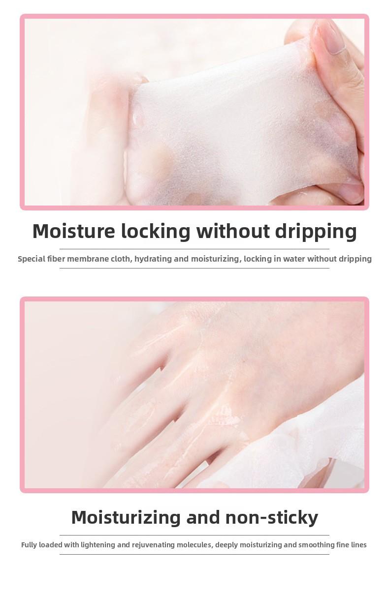 Product Introduction of Han Lun Beauty Goat Milk Neck Mask Patch Lifting Firming Small Iron Reducing Neck Wrinkles Beauty Neck Cream Same Style In Stock 4
