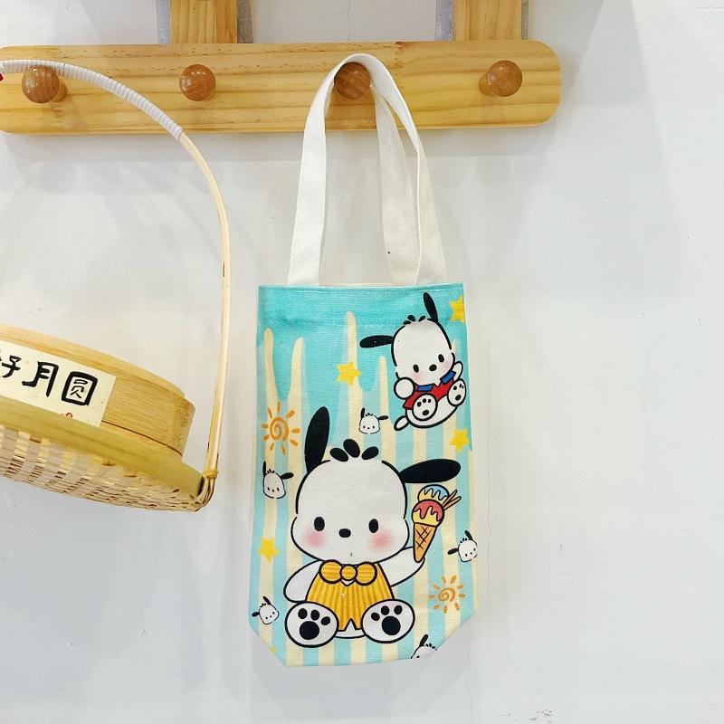 Product Introduction of Túi vải canvas đựng bình nước, cốc nước, họa tiết dễ thương TBINHNUOC3 11