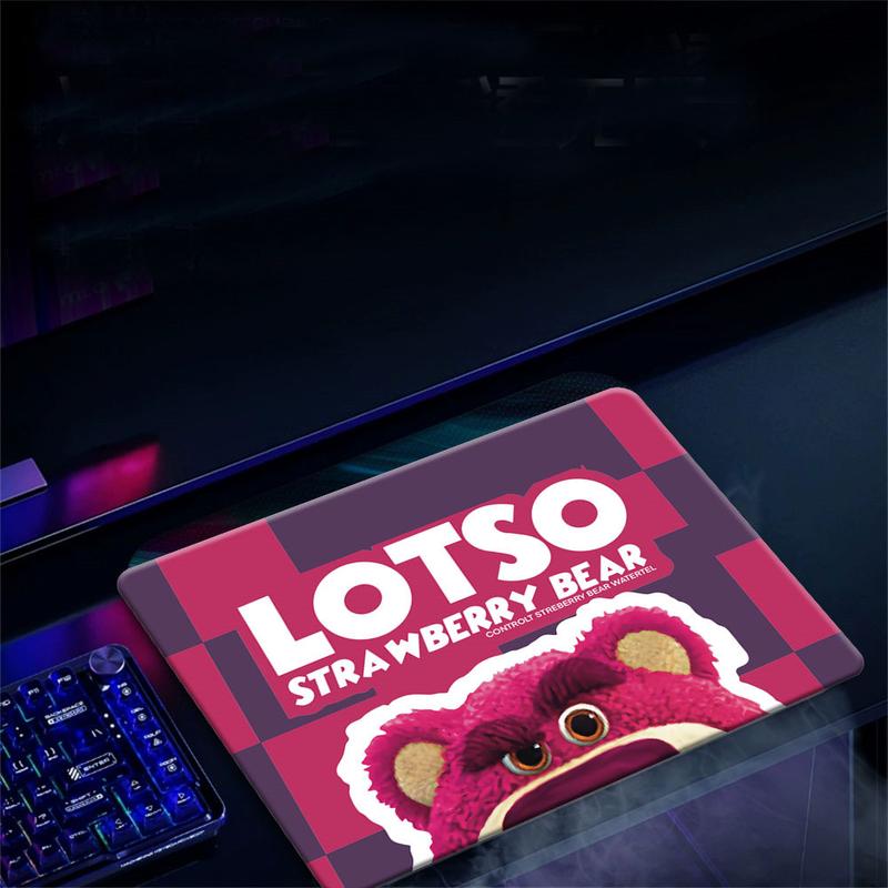 Product Introduction of Mouse Pad Mousepad Keyboard Sticker Cute Character Karakter Lucu Strawberry Bear 12