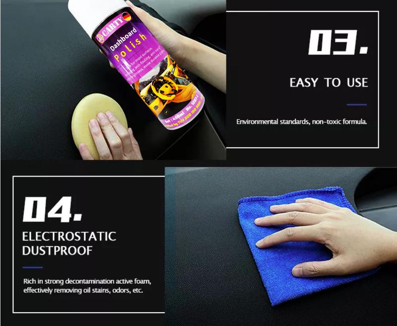 Product Introduction of Phục Hồi Nhựa Nhám - Dưỡng Nhựa Nhám - Dưỡng Nội Thất Ô Tô - Xịt Bóng Xe, Làm Mới Ghế Da CARTY 19
