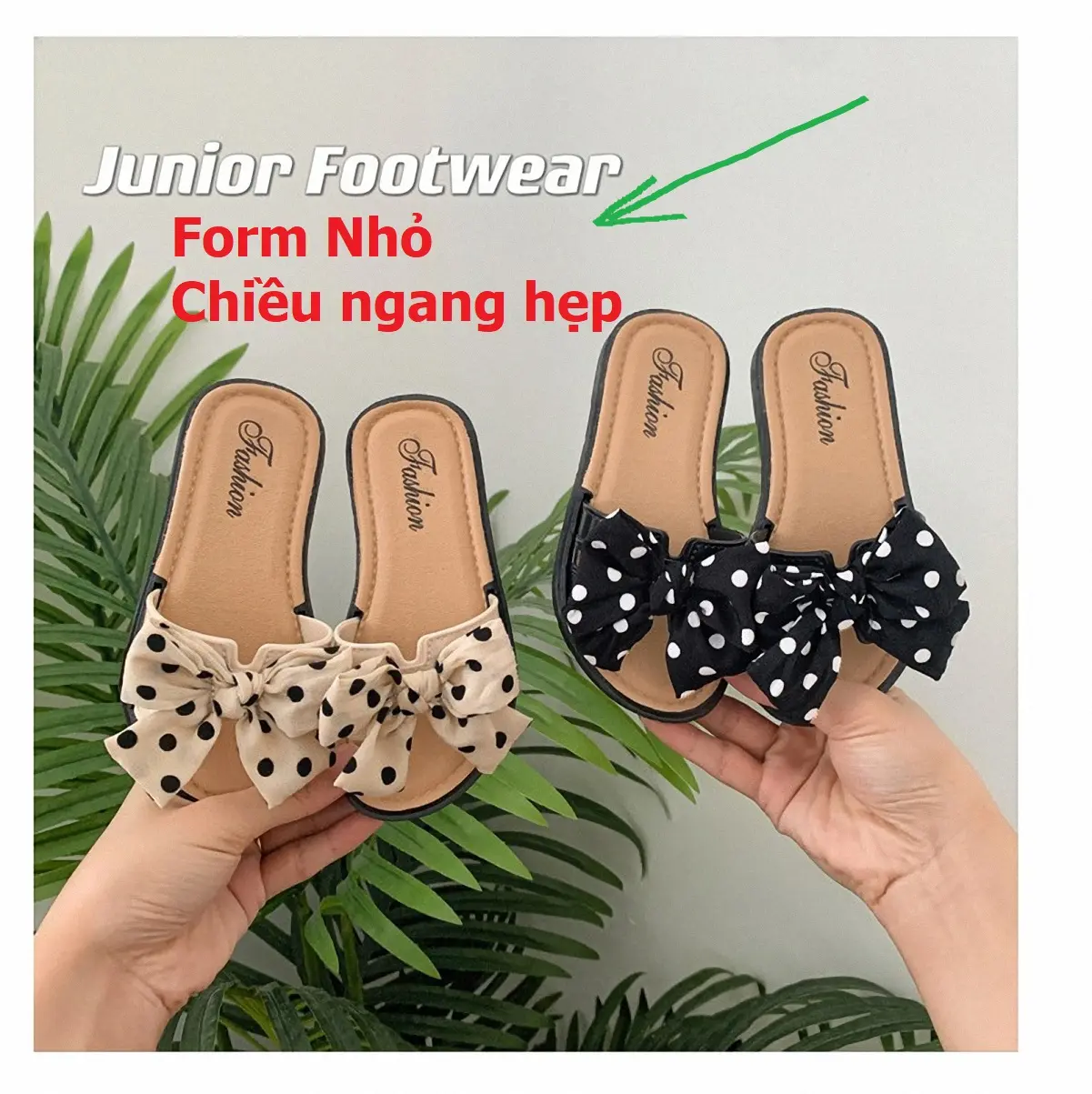 Dép Lê Bé Gái Nơ Vải Chấm Bi S24-S37, Nhựa PVC Mềm Êm Chân Dễ Thương cho Bé Gái