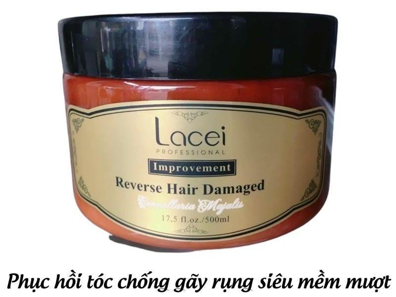 Lacei Hấp dầu kem ủ tóc Lacei nâu Improvement 500ml phục hồi tóc hư tổn khô sơ mềm mại bóng mượt bảo vệ tóc khỏi khô xơ