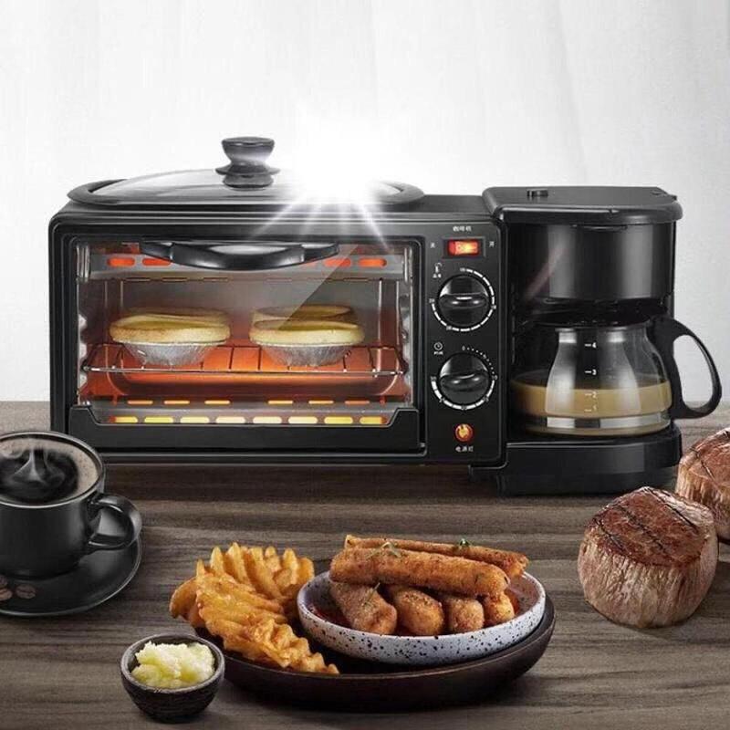 Breakfast Center Station Egg Toaster Oven with Timer Oven Breakfast Maker 4