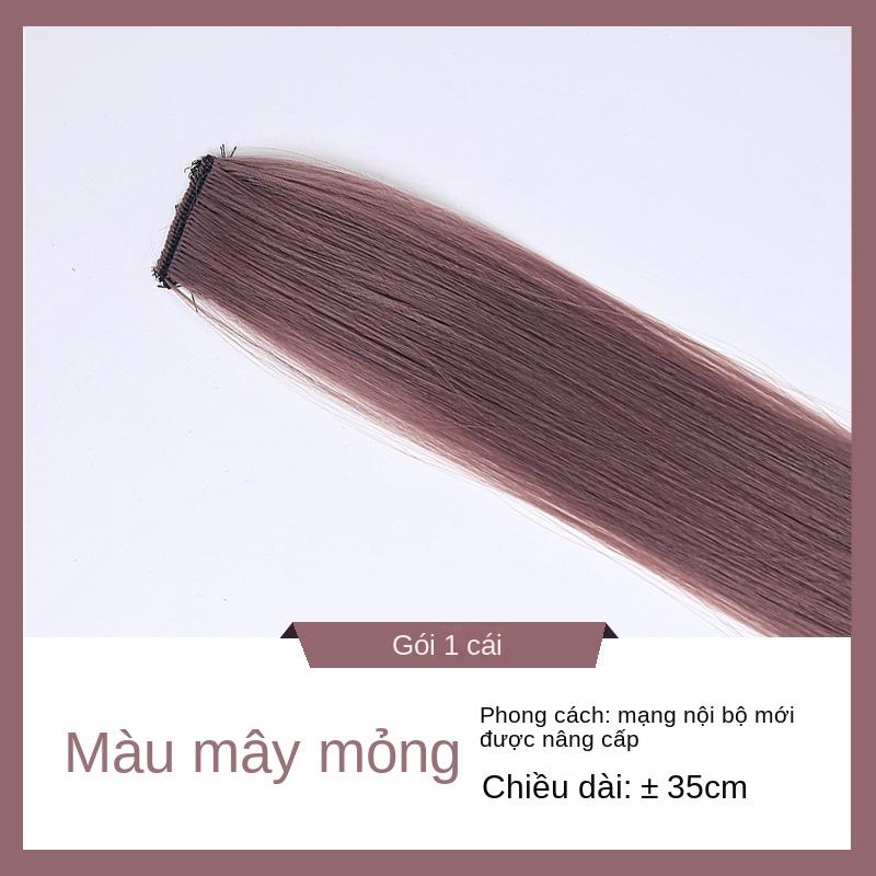 Clip-in colored hair extensions, short wigs, gradient hair extensions, highlights, short hair extensions 6