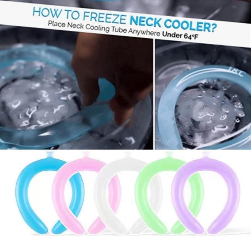 Product Introduction of Halter Ice Pack Neck Collar Summer Heatstroke Prevention Hanging Cooling And Sports Ice Bag Q9J6 25