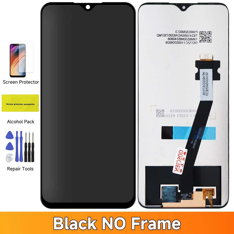 Màn hình hiển thị LCD, Chất lượng cao 100%, dành cho màn hình Xiaomi Redmi 9A, với khung, Lắp ráp màn hình cảm ứng, Tương thích với Redmi 9A, 9C và 9 màn hình hiển thị LCD 5